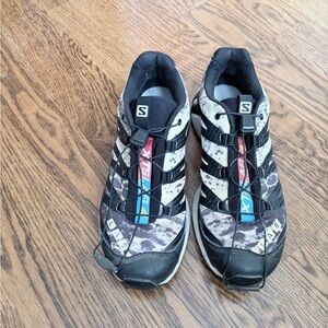 Salomon Black and White Sneakers